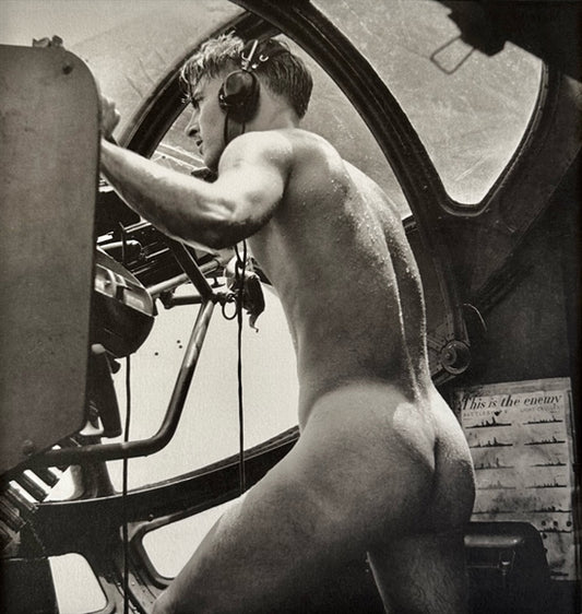 "PBY BLISTER GUNNER, RESCUE AT RABAUL" - Horace Bristol Platinum Palladium Print