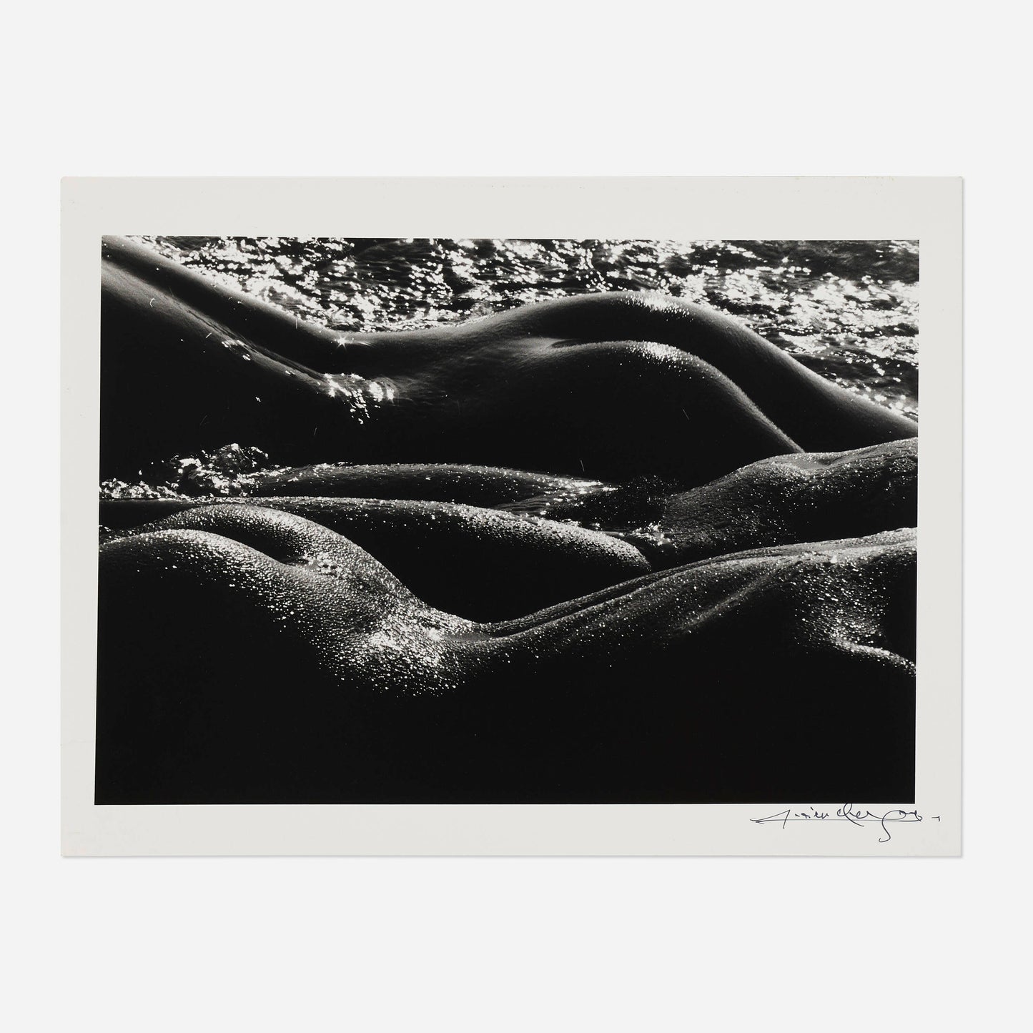 "Les géantes, Camargue" - Lucien Clergue.  1972, printed 1978