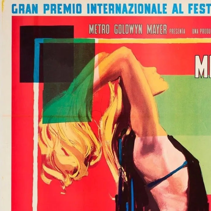 Rare “Blow-Up Poster, Cannes, France, 1967” by Ercole Brini