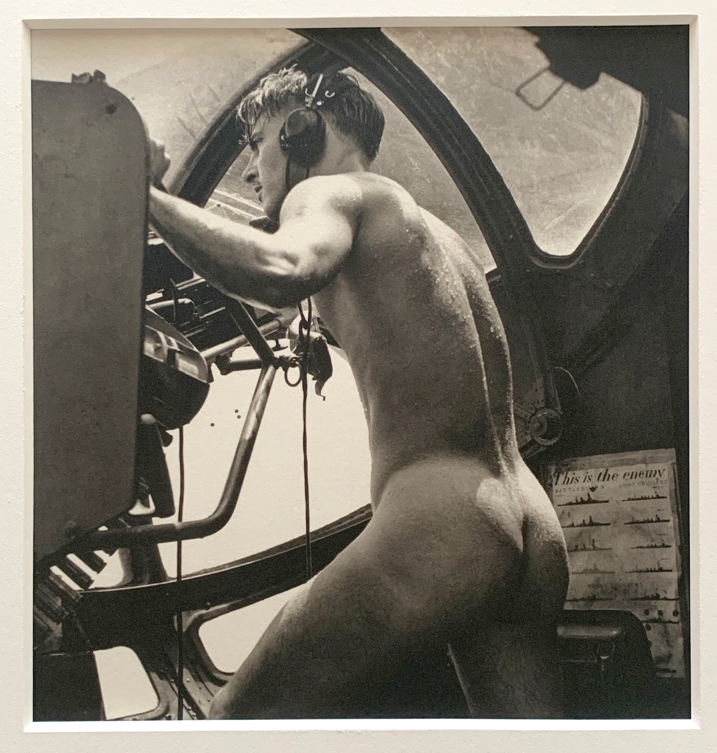 "PBY BLISTER GUNNER, RESCUE AT RABAUL" - Horace Bristol Platinum Palladium Print