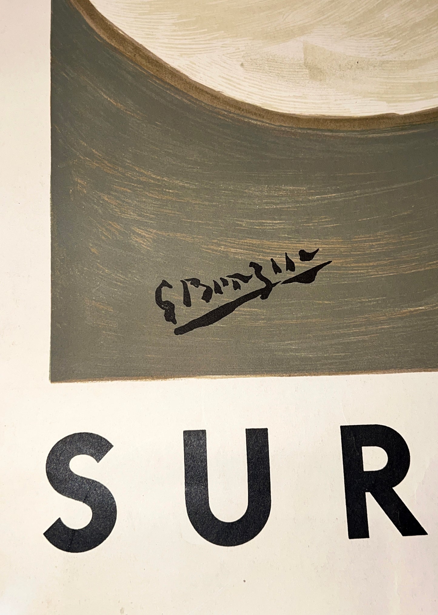 GEORGE BRAQUE "SUR 4 MURS (ON 4 WALLS)" GALERIE MAEGHT EXHIBIT - 1959