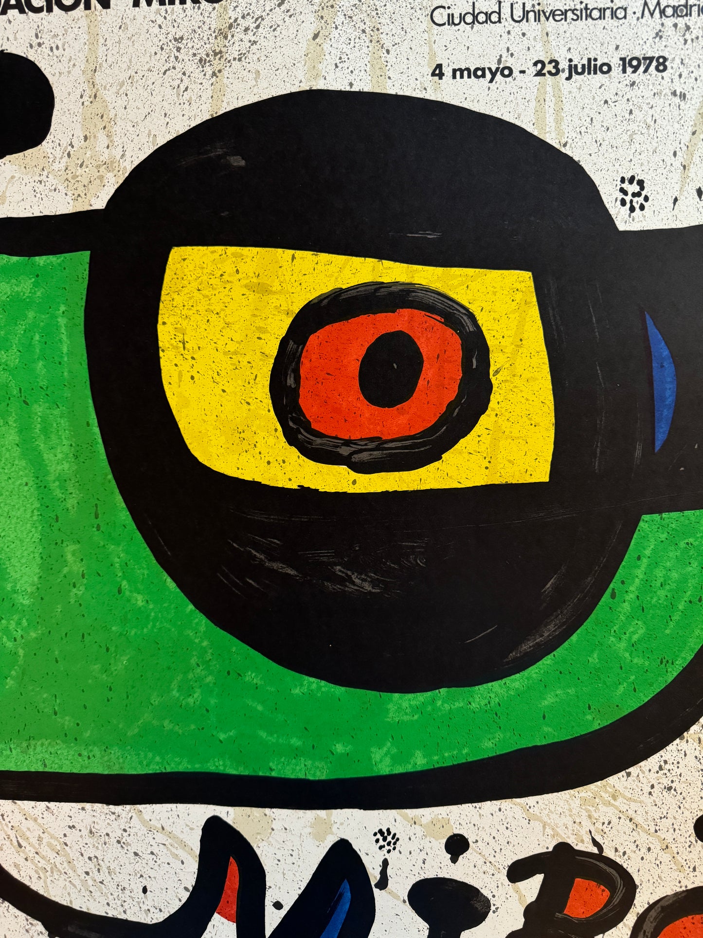 Joan Miró Museo Espanol de Arte Contemporaneo, 1978