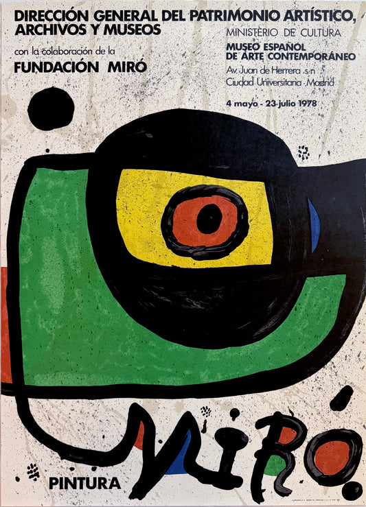 Joan Miró Museo Espanol de Arte Contemporaneo, 1978