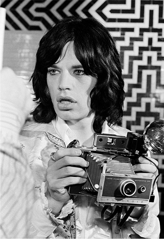 "Mick Jagger, “Performance,” London 1968" Baron Wollman Silver Gelatin Print