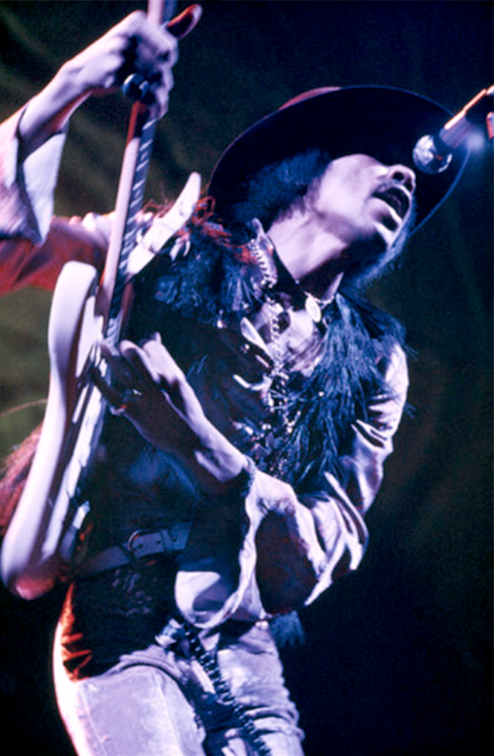 "Jimi Hendrix, Fillmore East, Nyc, 1968" Elliott Landy C-Print, Edition #12/250