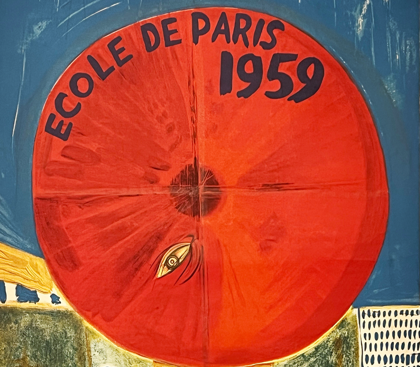 P24 - RARE Vintage Exhibit Poster "Ecole de Paris" at Galerie Charpentier, ca. 1959