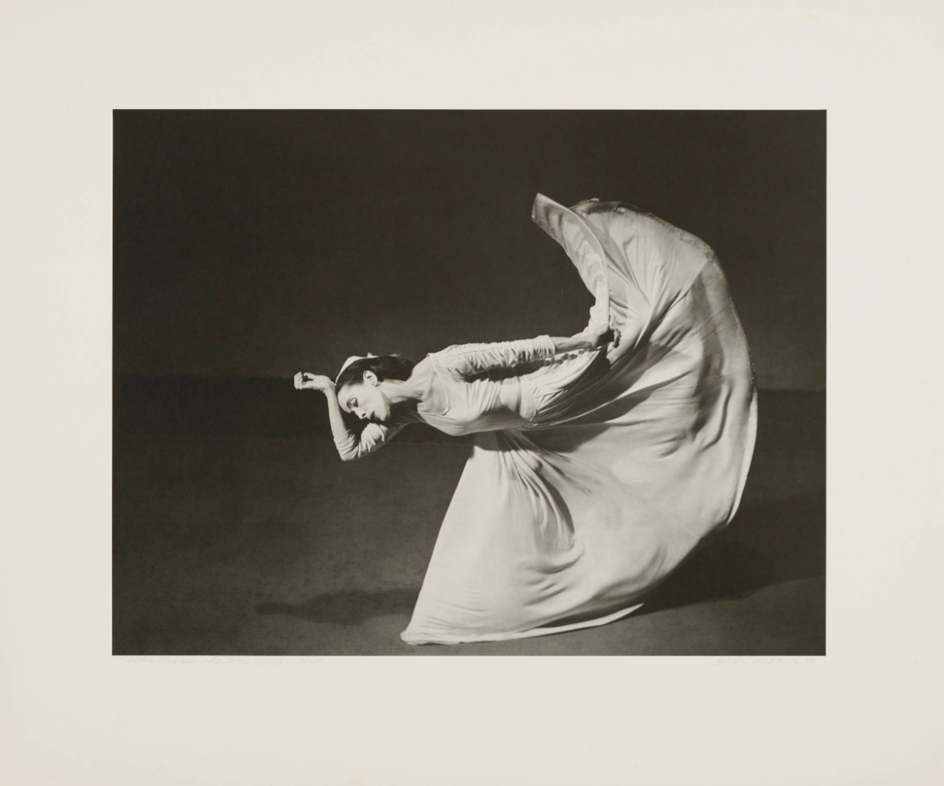 "Martha Graham" signed and numbered offset litho - Barbara Morgan, photographer