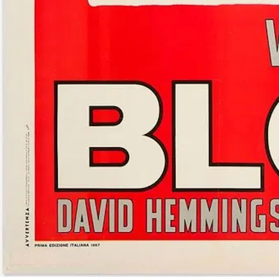 Rare “Blow-Up Poster, Cannes, France, 1967” by Ercole Brini