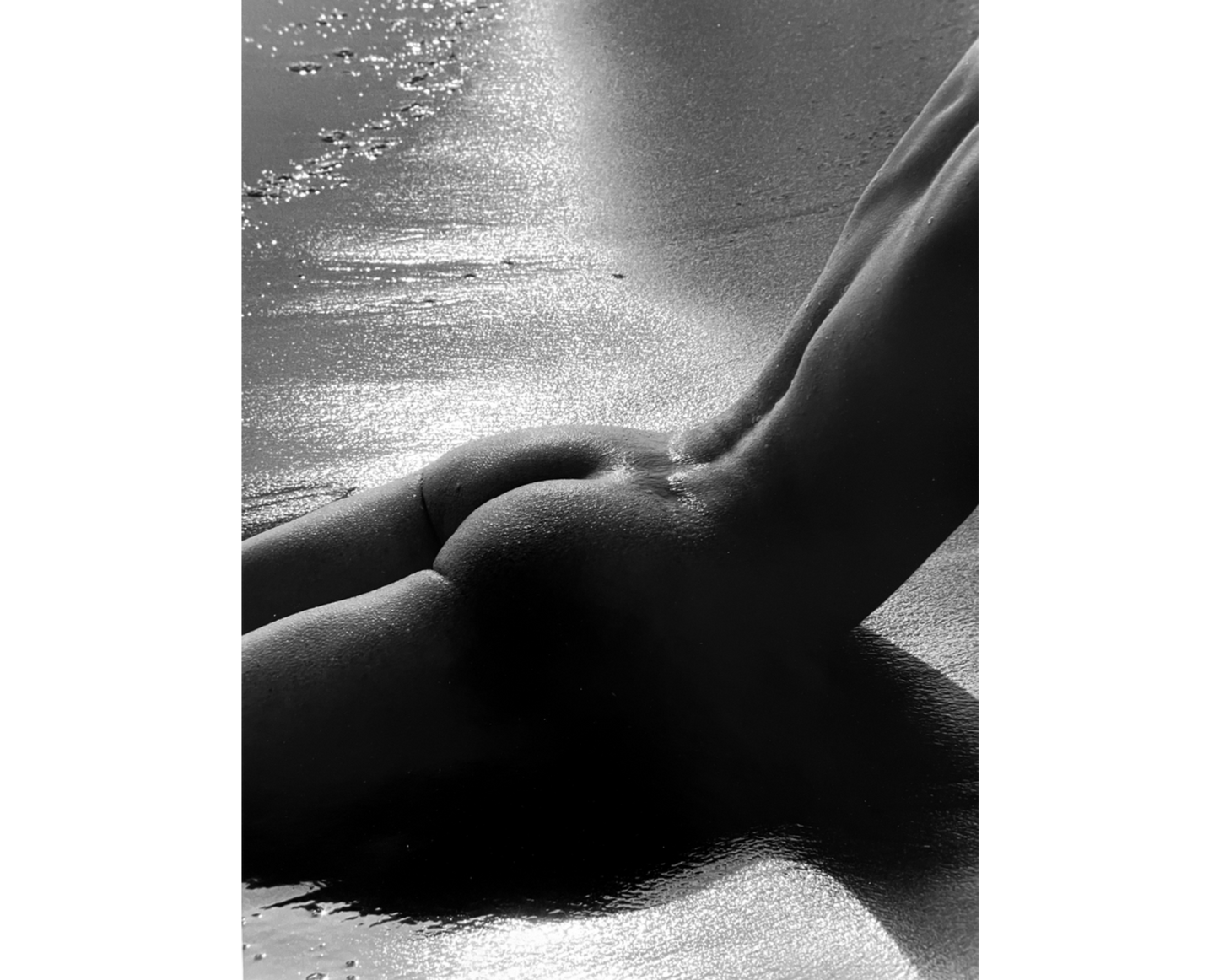 "Nude on a Beach, Camargue, 1971" (Printed in 2006) - Lucien Clergue