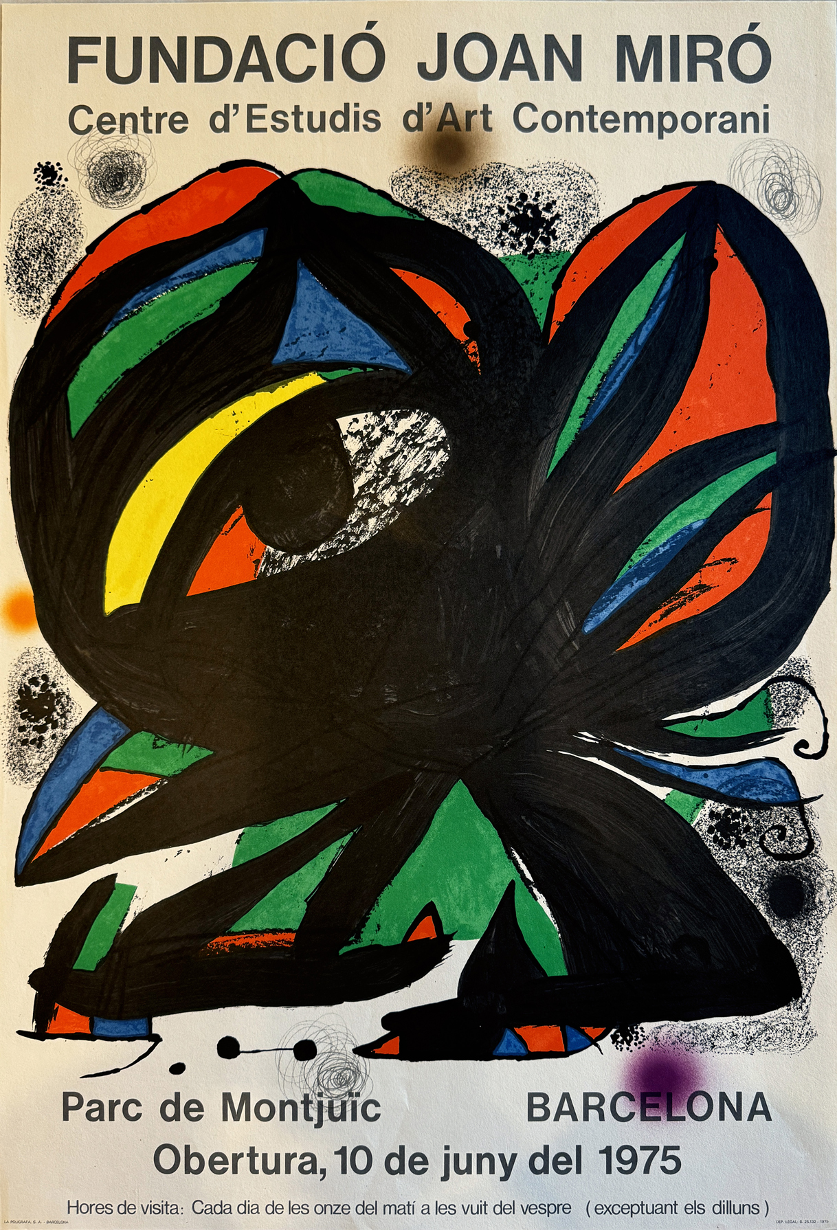 Fundacio Joan Miro: Parc de Montjuic Barcelona, June 10, 1976
